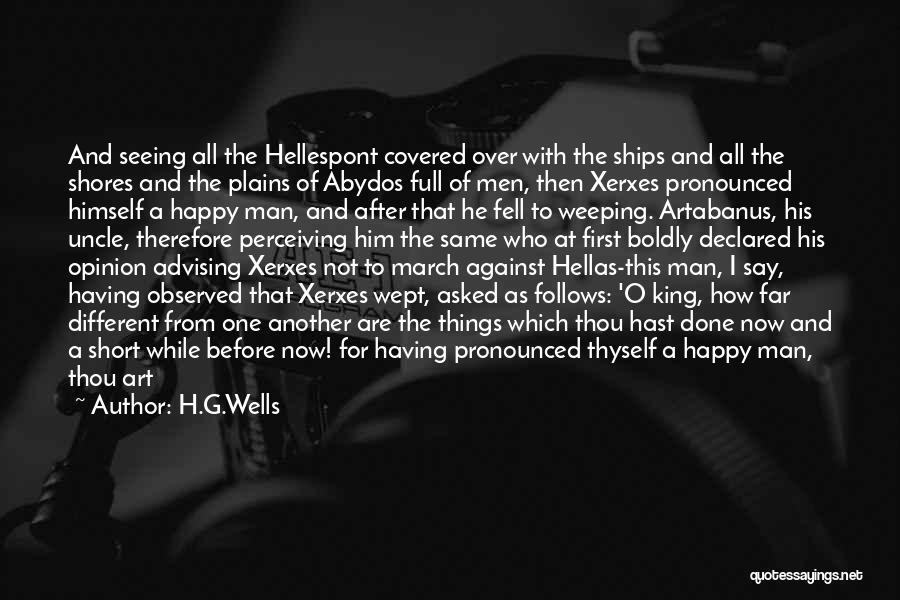 Advising Quotes By H.G.Wells