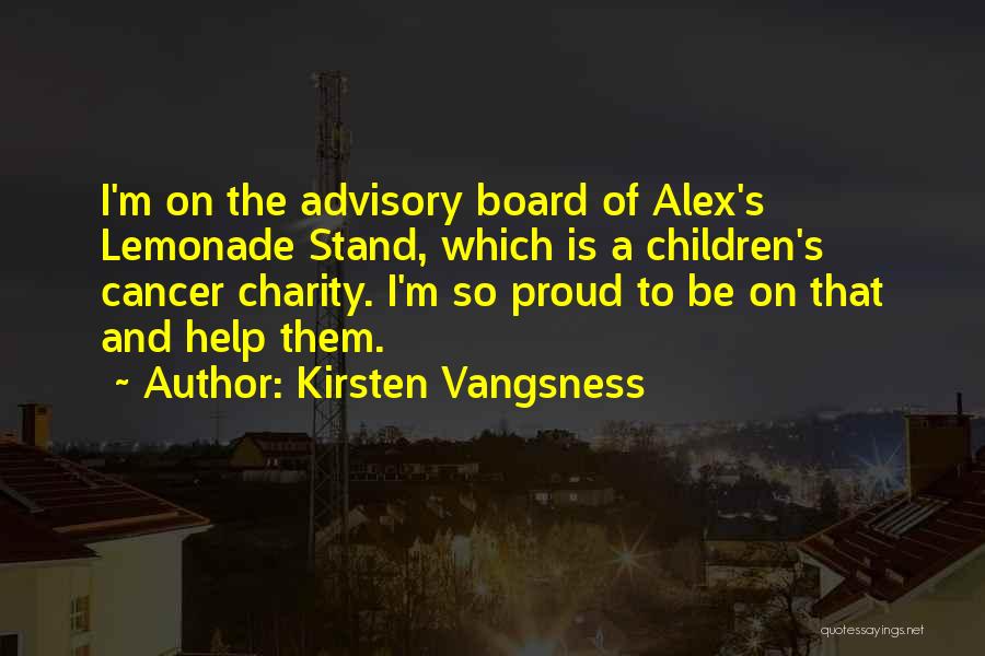 Advisory Quotes By Kirsten Vangsness