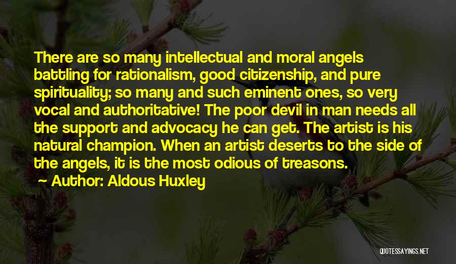 Advocacy Quotes By Aldous Huxley