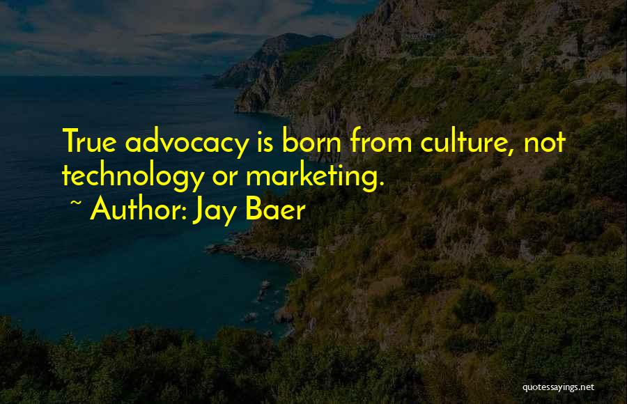 Advocacy Quotes By Jay Baer