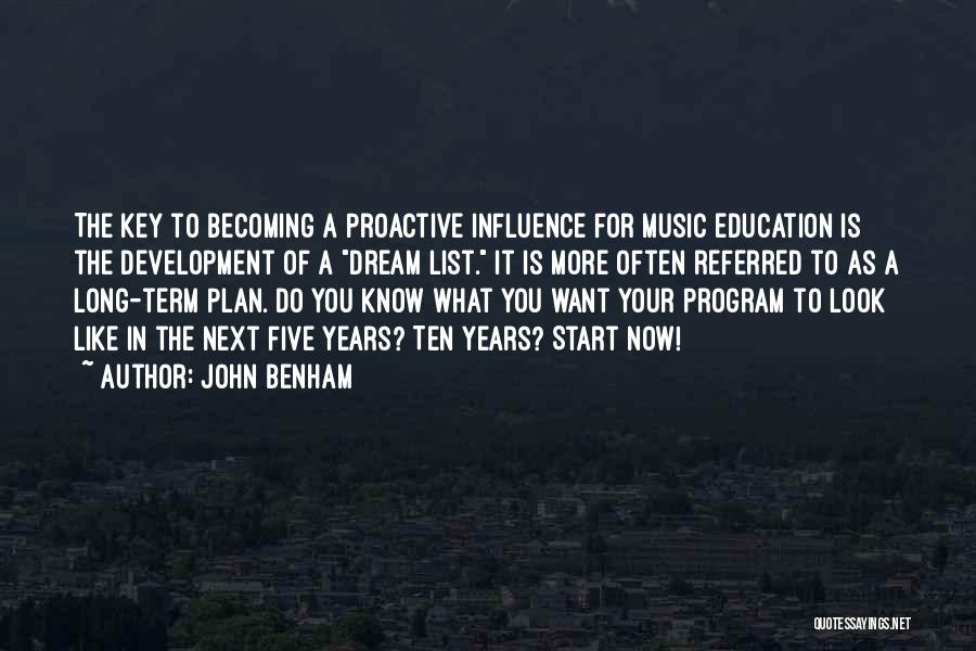 Advocacy Quotes By John Benham