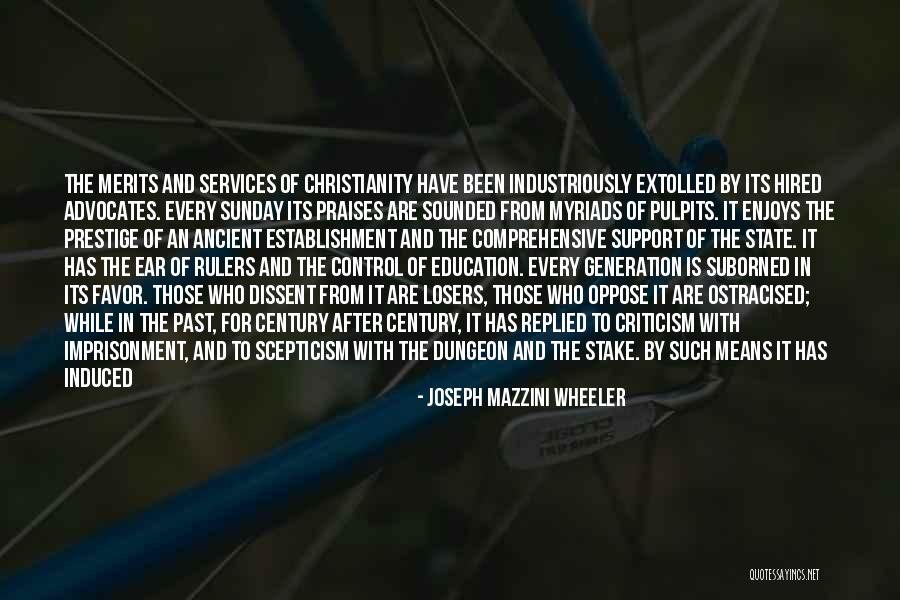 Advocates Quotes By Joseph Mazzini Wheeler Advocates Quotes By Joseph Mazzini Wheeler