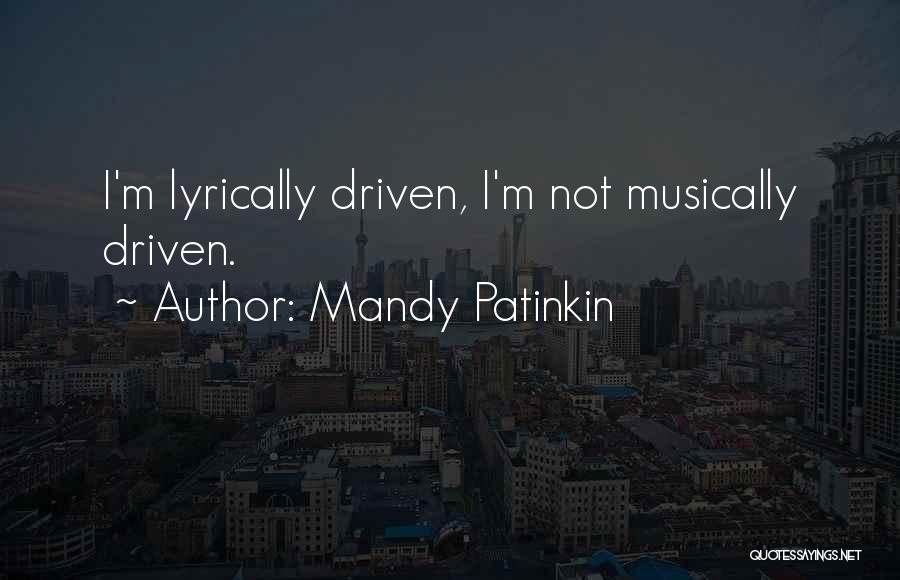 Advocis Membership Quotes By Mandy Patinkin