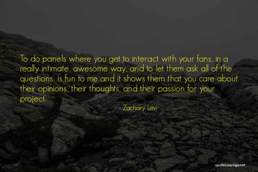 Advocis Newfoundland Quotes By Zachary Levi
