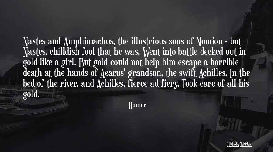 Aeacus Quotes By Homer Aeacus Quotes By Homer