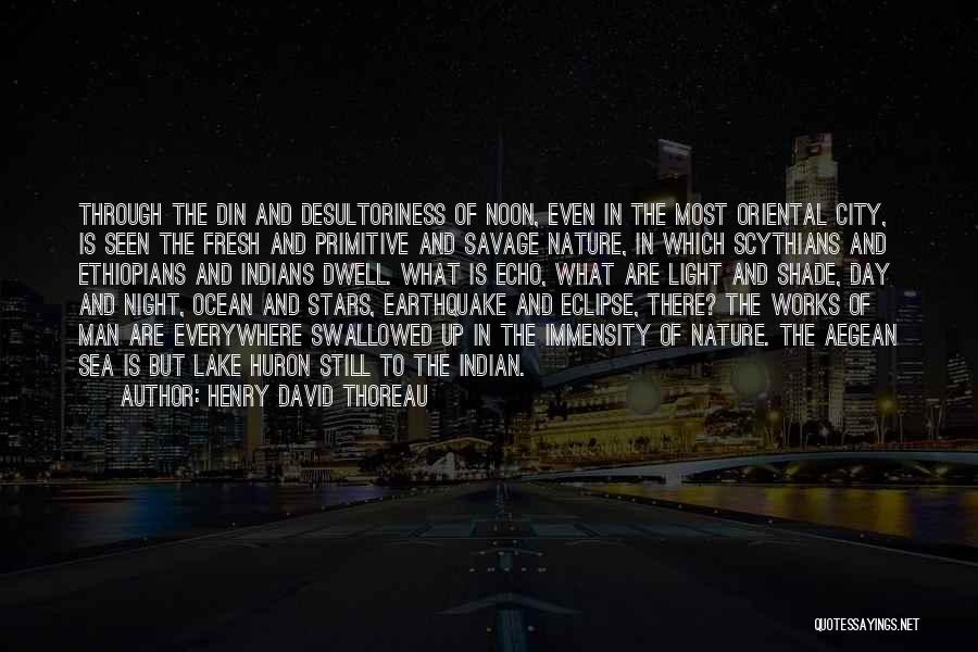 Aegean Quotes By Henry David Thoreau