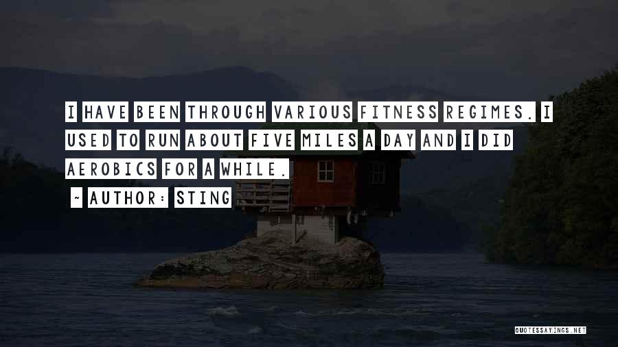 Aerobics Fitness Quotes By Sting