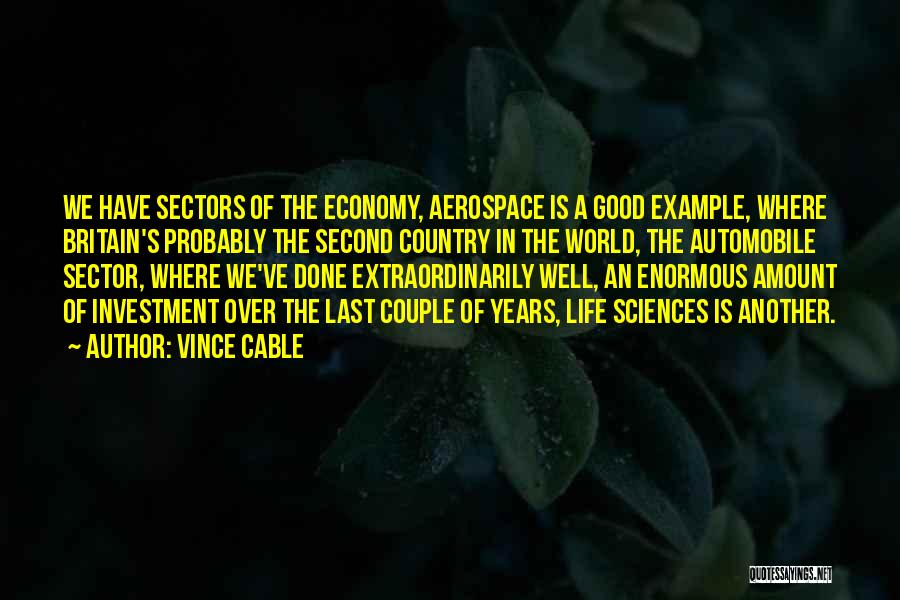 Aerospace Quotes By Vince Cable