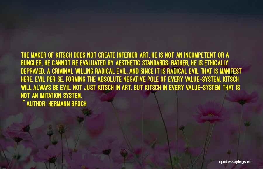 Aesthetic Quotes By Hermann Broch