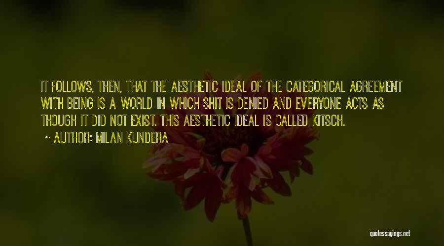 Aesthetic Quotes By Milan Kundera