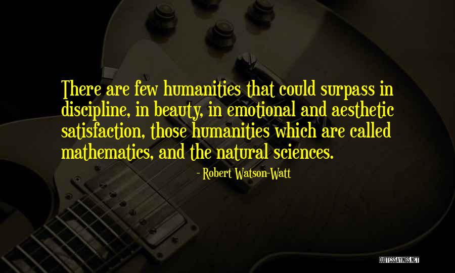 Aesthetic Quotes By Robert Watson-Watt