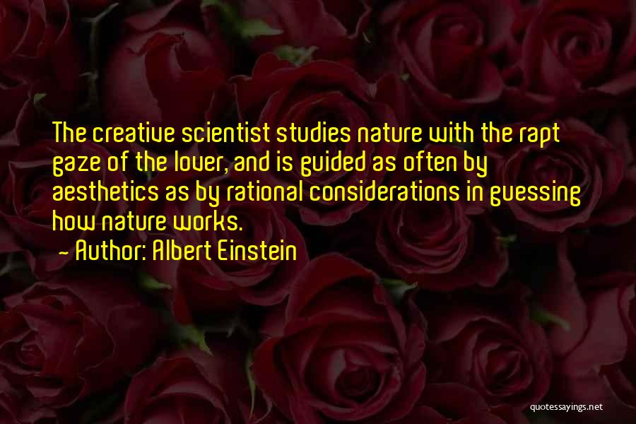 Aesthetics Quotes By Albert Einstein