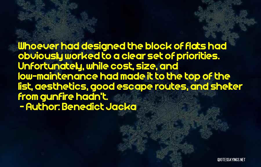 Aesthetics Quotes By Benedict Jacka