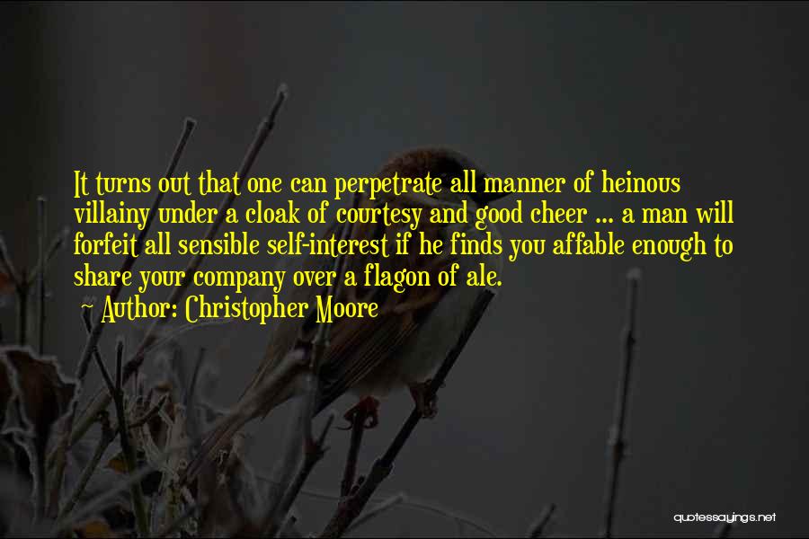 Affable Quotes By Christopher Moore