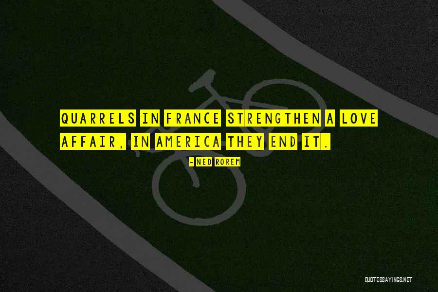 Affair Love Quotes By Ned Rorem