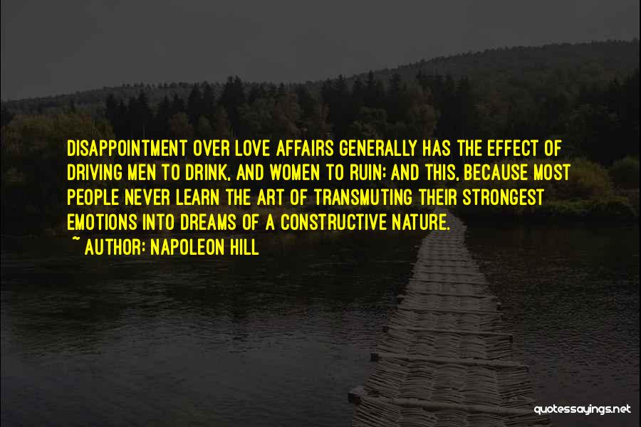 Affairs Love Quotes By Napoleon Hill