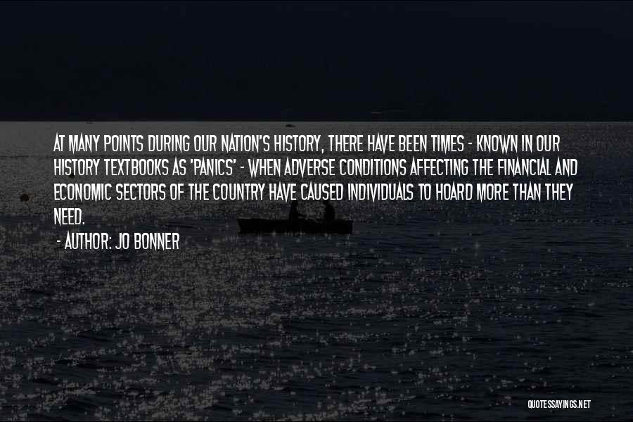 Affecting History Quotes By Jo Bonner