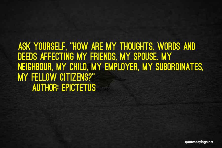 Affecting Quotes By Epictetus