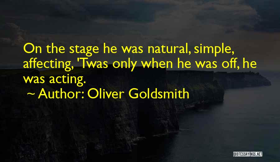 Affecting Quotes By Oliver Goldsmith
