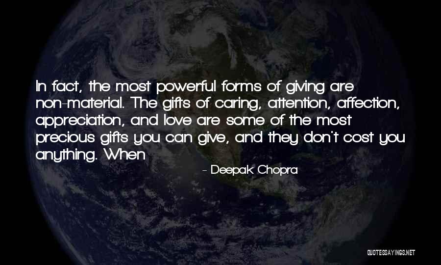 Affection And Caring Quotes By Deepak Chopra