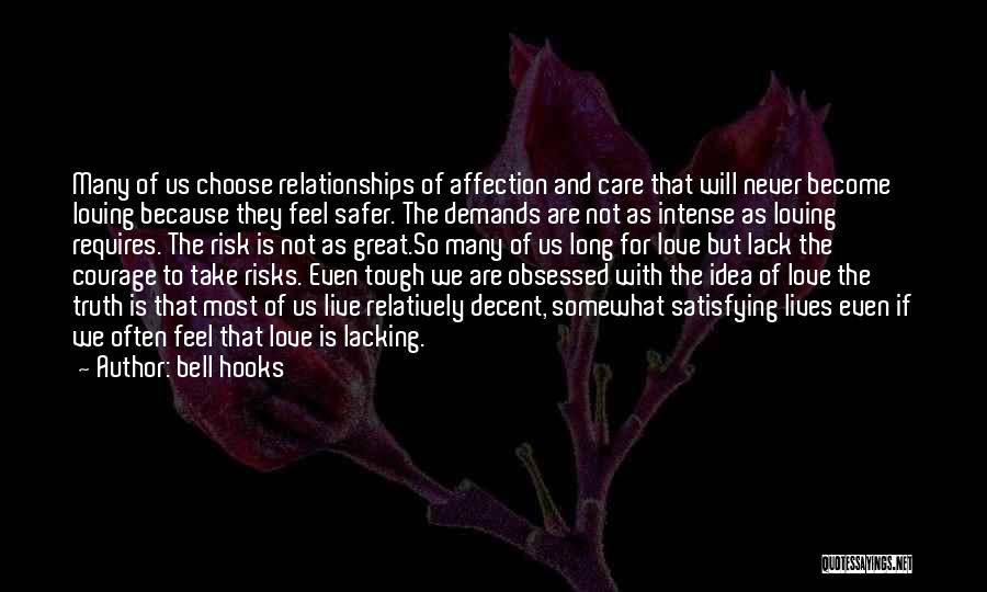 Affection In Relationships Quotes By Bell Hooks