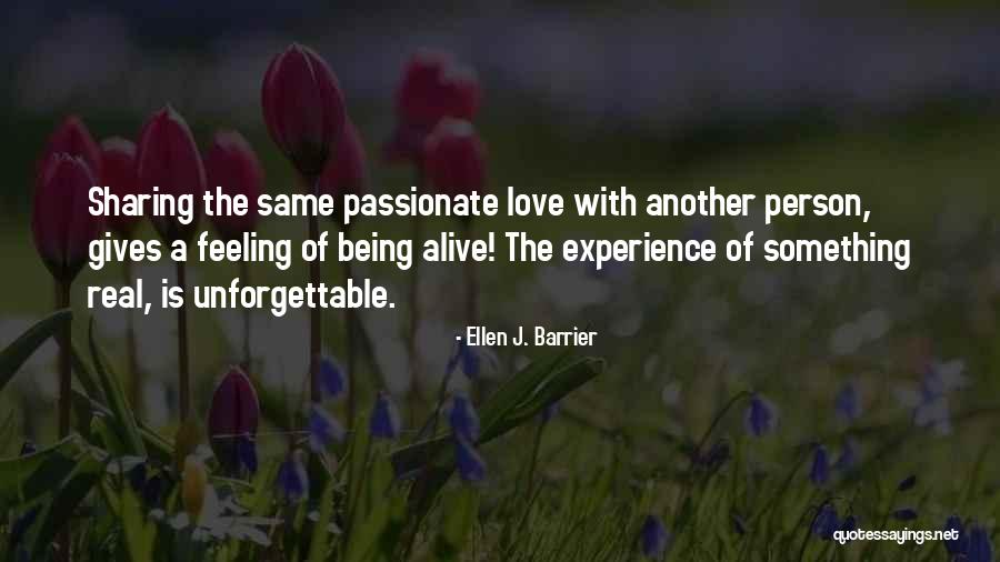 Affection In Relationships Quotes By Ellen J. Barrier