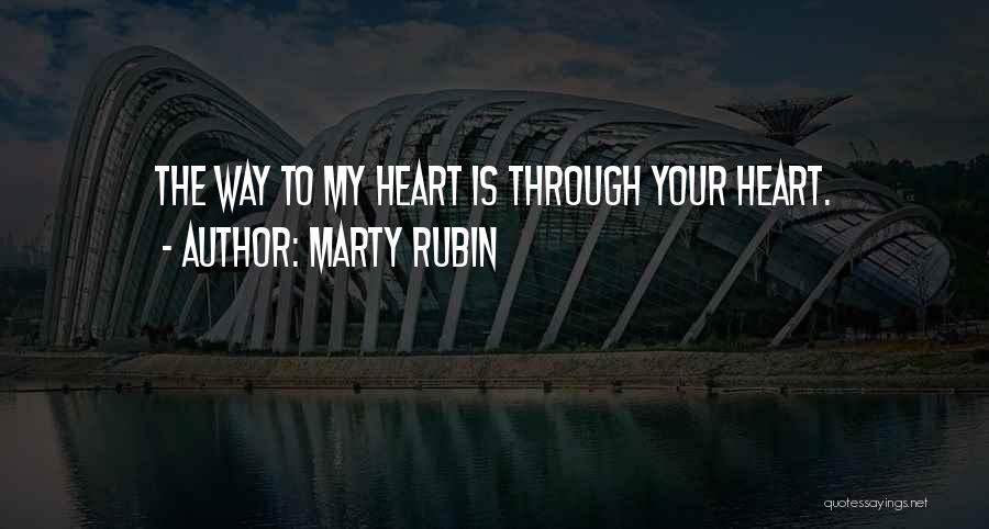 Affection Tenderness Quotes By Marty Rubin