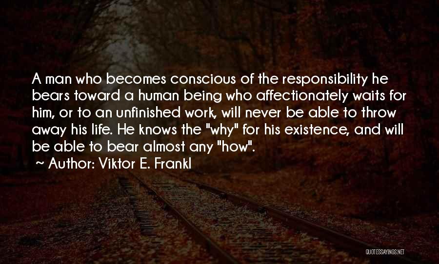 Affectionately Quotes By Viktor E. Frankl