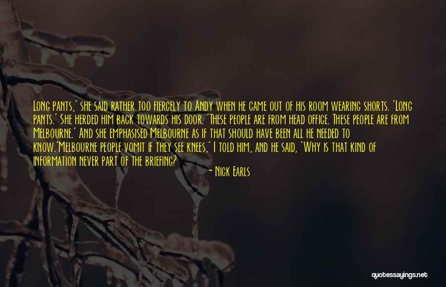 Affera Quotes By Nick Earls Affera Quotes By Nick Earls