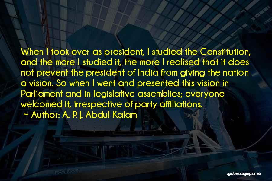 Affiliations Quotes By A. P. J. Abdul Kalam