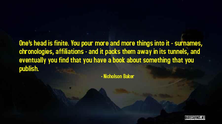 Affiliations Quotes By Nicholson Baker