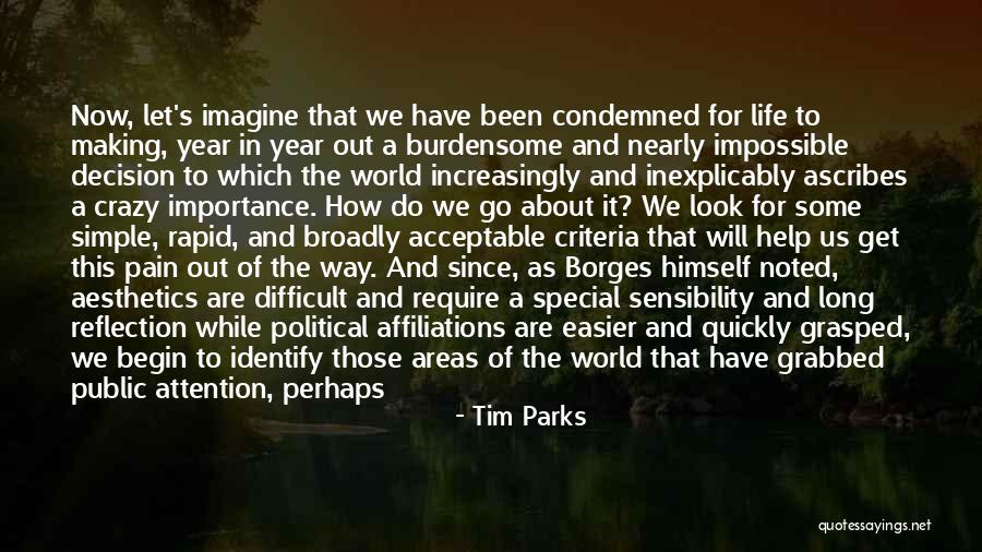 Affiliations Quotes By Tim Parks