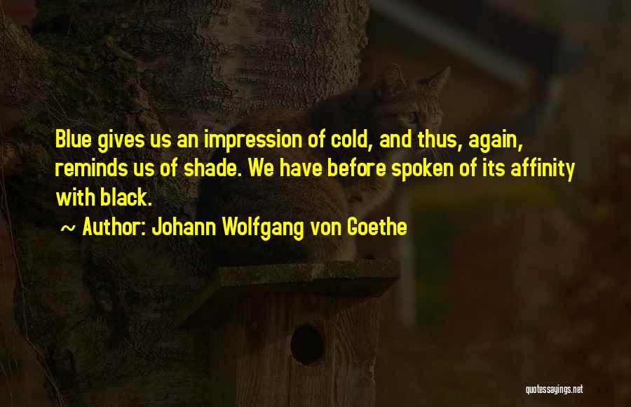 Affinity Quotes By Johann Wolfgang Von Goethe