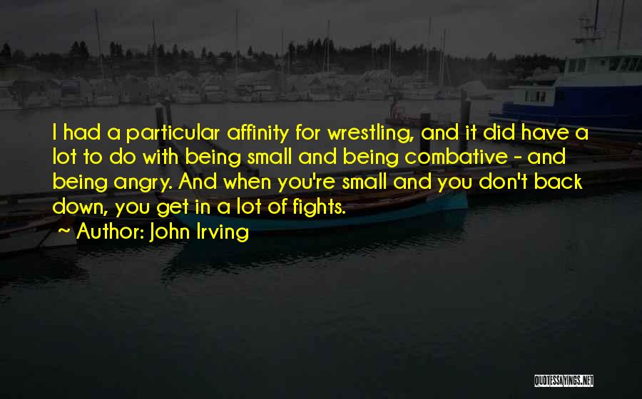 Affinity Quotes By John Irving