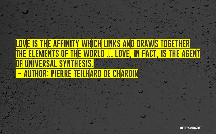 Affinity Quotes By Pierre Teilhard De Chardin