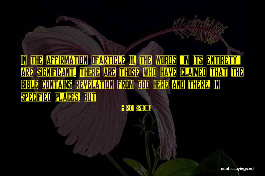 Affirmation Words Quotes By R.C. Sproul Affirmation Words Quotes By R.C. Sproul