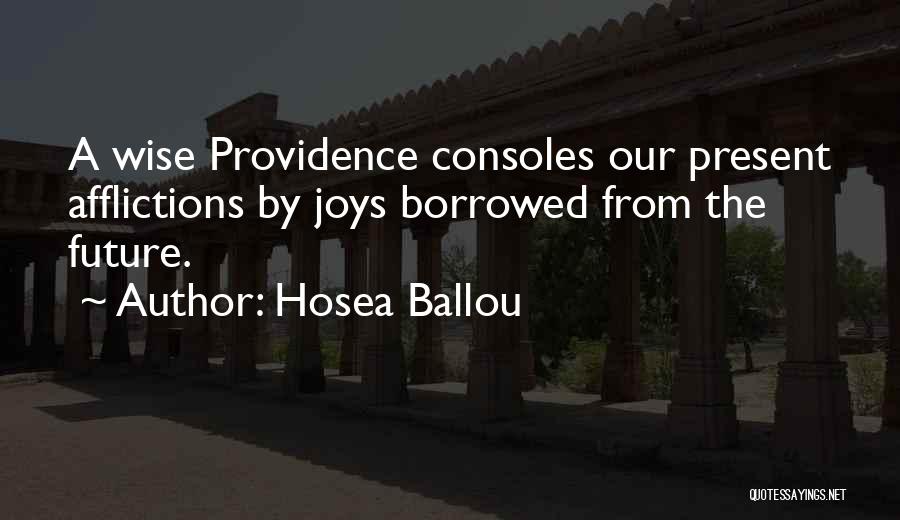 Affliction Quotes By Hosea Ballou