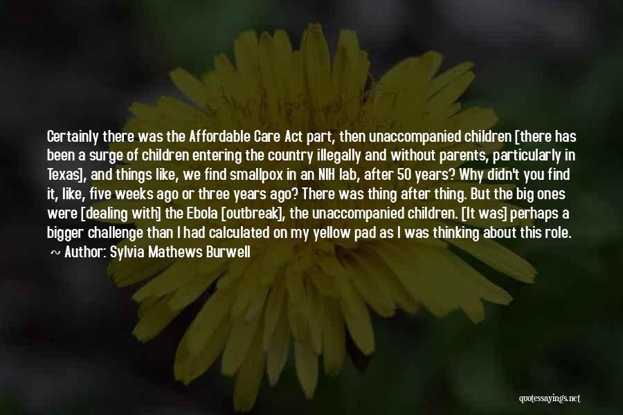 Affordable Care Act Quotes By Sylvia Mathews Burwell