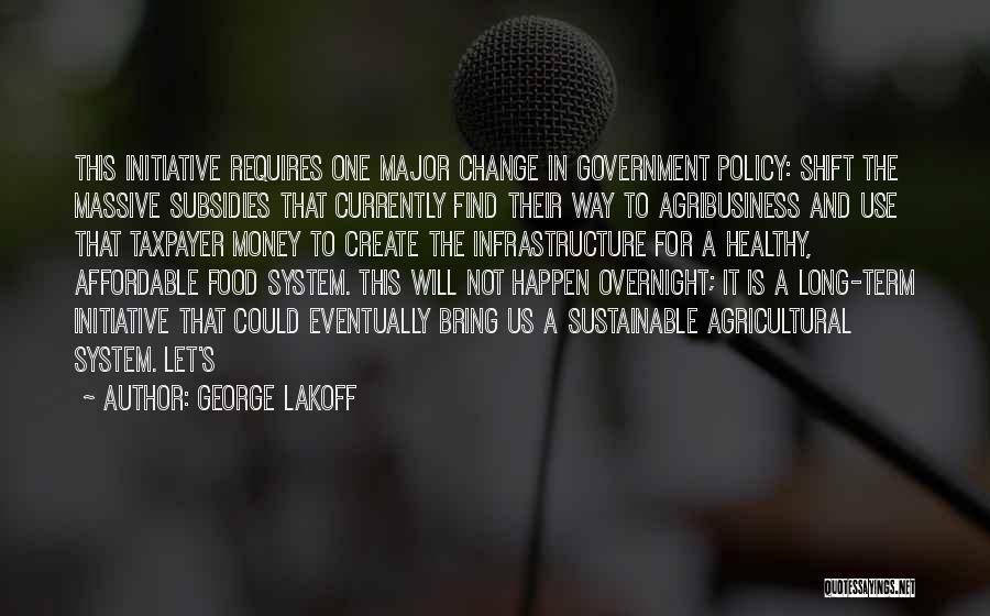 Affordable Food Quotes By George Lakoff