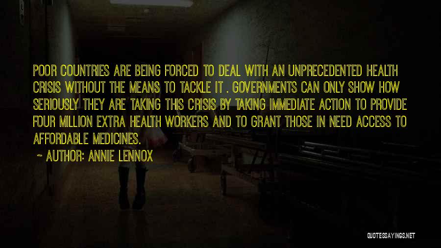 Affordable Health Quotes By Annie Lennox