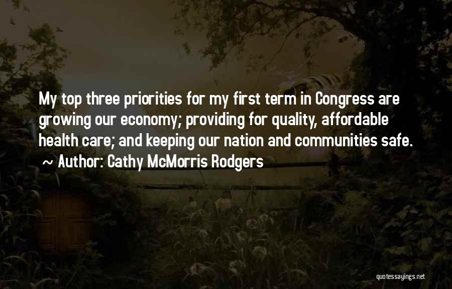 Affordable Health Quotes By Cathy McMorris Rodgers