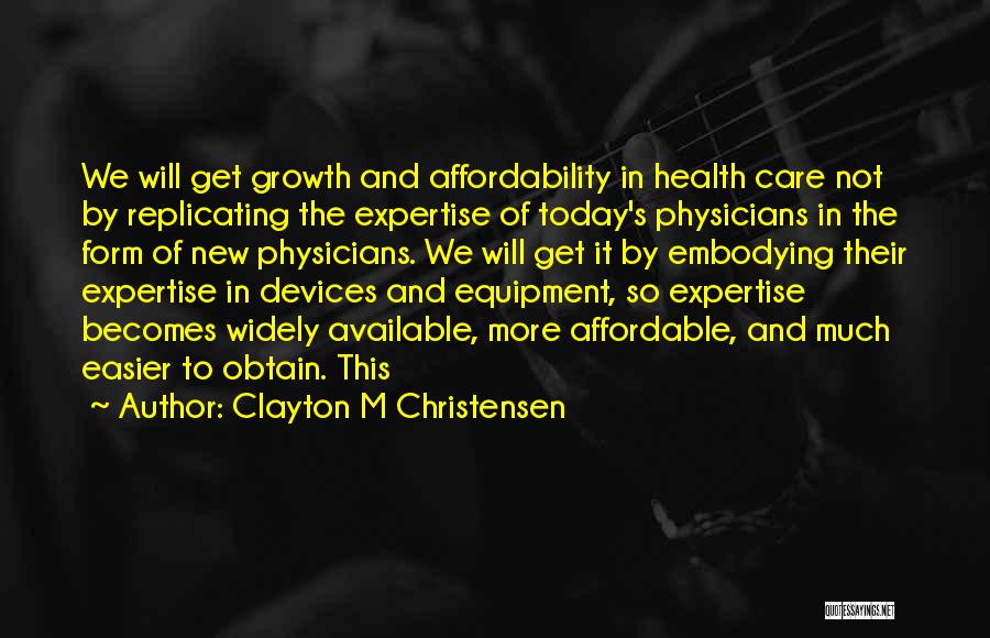 Affordable Health Quotes By Clayton M Christensen