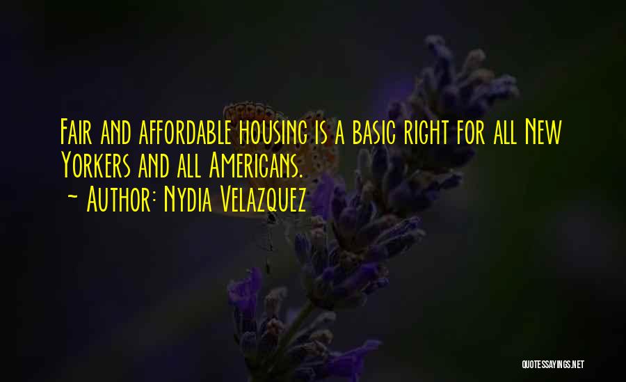 Affordable Quotes By Nydia Velazquez