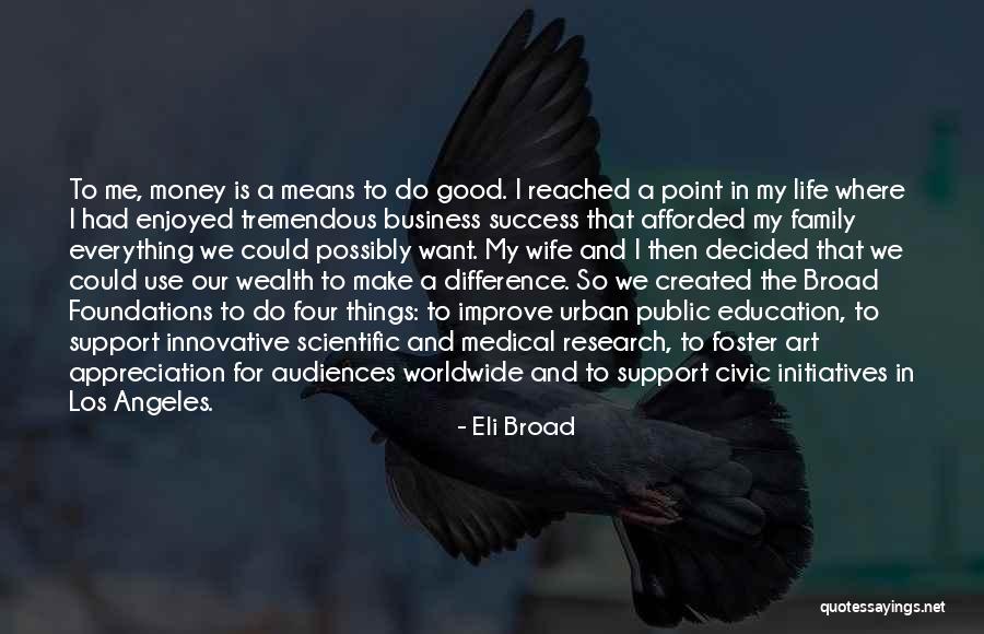 Afforded To Me Quotes By Eli Broad Afforded To Me Quotes By Eli Broad
