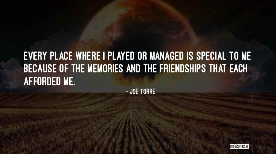 Afforded To Me Quotes By Joe Torre Afforded To Me Quotes By Joe Torre