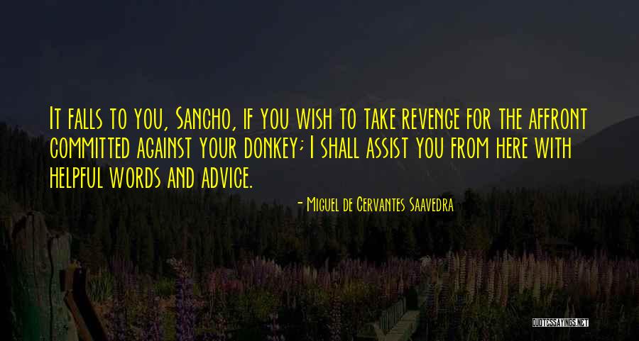 Affront Quotes By Miguel De Cervantes Saavedra Affront Quotes By Miguel De Cervantes Saavedra