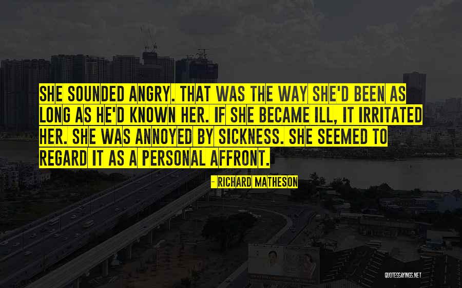 Affront Quotes By Richard Matheson Affront Quotes By Richard Matheson