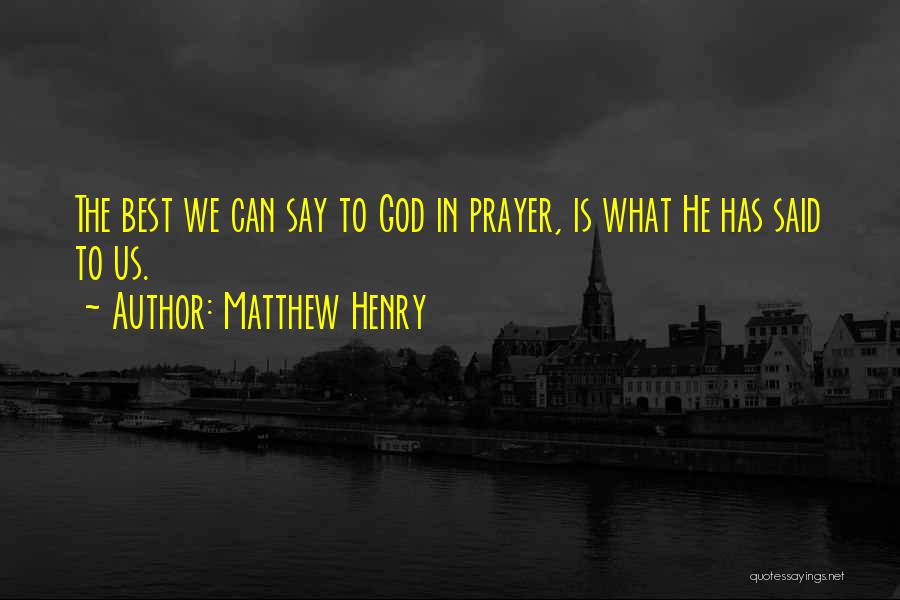 Afgescheidenheid Quotes By Matthew Henry