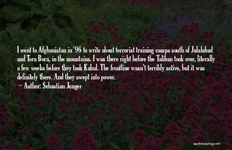 Afghanistan Mountains Quotes By Sebastian Junger