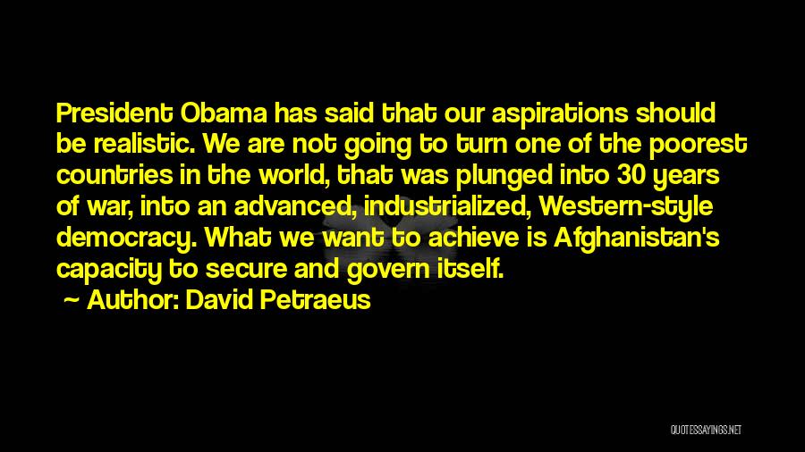 Afghanistan Quotes By David Petraeus